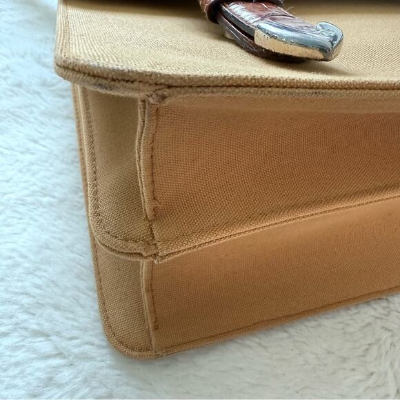 Ralph Lauren canvas shoulder bag  Authentic - Picture 7 of 13